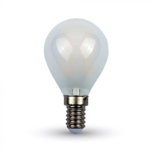 V-TAC Opál LED filament COG lámpa E14 P45 4W 6400K kisgömb - 44941