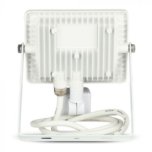 V-TAC 20W Mozgásérzékelős LED reflektor 100° 6400K fehér házas (Samsung Chip) - 450