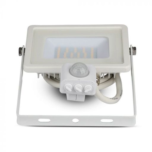 V-TAC 30W Mozgásérzékelős LED reflektor 100° 4000K fehér házas (Samsung Chip) - 458