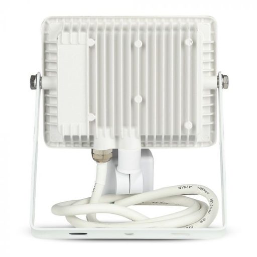 V-TAC 30W Mozgásérzékelős LED reflektor 100° 4000K fehér házas (Samsung Chip) - 458