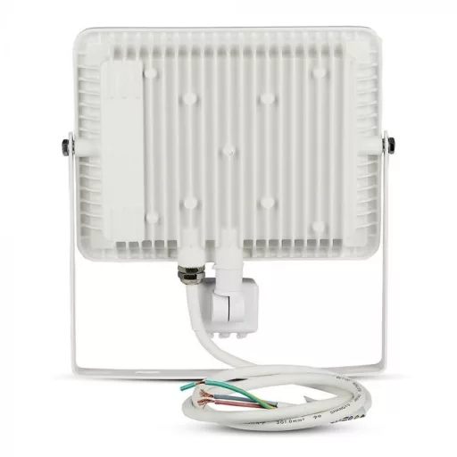 V-TAC 50W Mozgásérzékelős LED reflektor 100° 3000K fehér házas (Samsung Chip) - 466