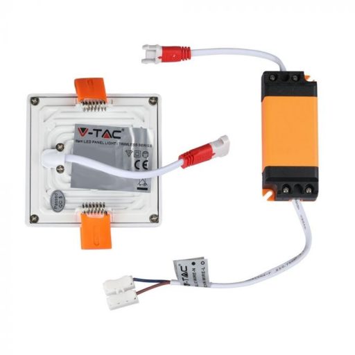 V-TAC Süllyeszthető négyzet alakú MINI SLIM LED panel 22W 6400K - 4798