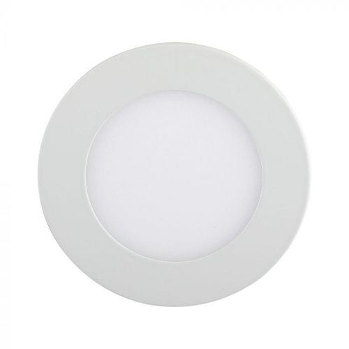 V-TAC Süllyeszthető kör alakú PRÉMIUM MINI LED panel 18W 3000K - 4860