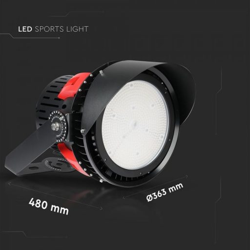V-TAC 500W LED Sport Reflektor 110° 5000K Meanwell vezérlő (SAMSUNG CHIP) Dimmelhető  - 493