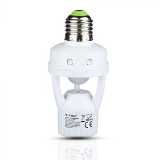   V-TAC infravörös mozgásérzékelő E27 foglalattal 180° - 4982