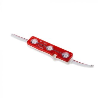 V-TAC LED Modul 3SMD Chips SMD5050 IP67 Piros - 5117