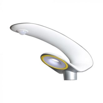   V-TAC LED Napelemes utcai lámpa RF távirányítóval, mozgás- és alkonykapcsolóval (SOLAR) 20W 120lm/W 6400K - 5506