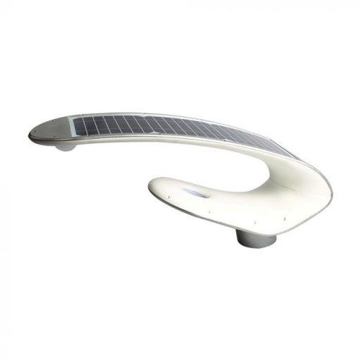 V-TAC LED Napelemes utcai lámpa RF távirányítóval, mozgás- és alkonykapcsolóval (SOLAR) 20W 120lm/W 6400K - 5506