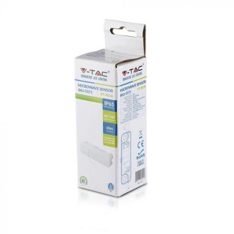 V-TAC Mikrohullámú mozgásérzékelő fehér 180° - 5571