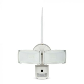   V-TAC 18W LED Reflektor WiFis Szenzor Kamerával Fehér 6000K - 5745