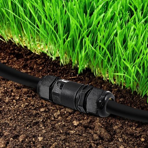 V-TAC Vízálló kötődoboz 5-9 mm fekete színű IP68 kapszula - 5977