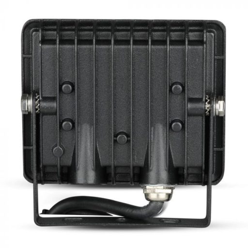 V-TAC 10W LED reflektor E-széria 110° zöld fényű, fekete házas - 5988