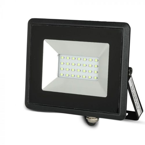 V-TAC 20W LED reflektor E-széria 110° zöld fényű, fekete házas - 5991