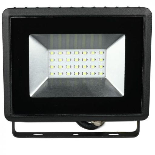 V-TAC 20W LED reflektor E-széria 110° zöld fényű, fekete házas - 5991