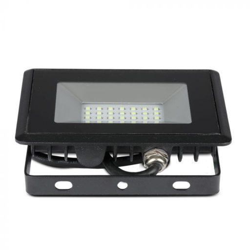 V-TAC 20W LED reflektor E-széria 110° zöld fényű, fekete házas - 5991