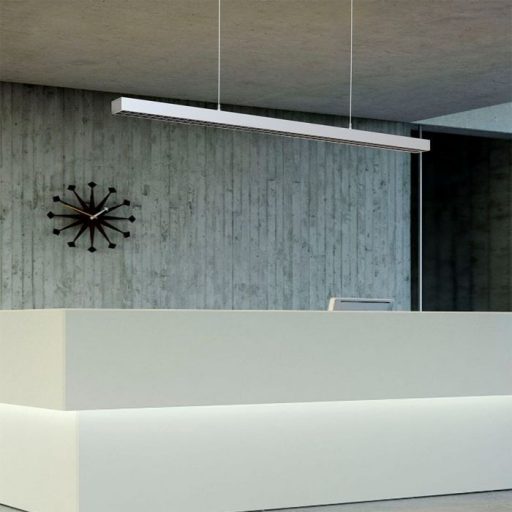 V-TAC LED Lineáris lámpatest SAMSUNG Chip - 60W - szürke - 4000K - 607