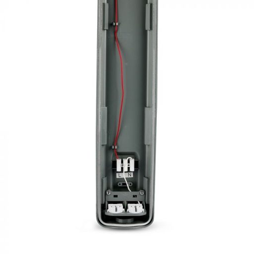 V-TAC LED Vízálló Lámpa PC/PC 2x1200mm 2x18W 4000K - 6387