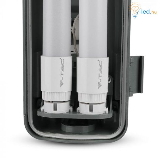 V-TAC LED Vízálló Lámpa PC/PC 2x1200mm 2x18W 6400K - 6399