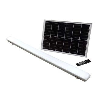   V-TAC LED napelemes (SOLAR) lámpa mozgásérzékelővel, RF távirányítóval 3 az 1-ben 25W IP65 - 6500