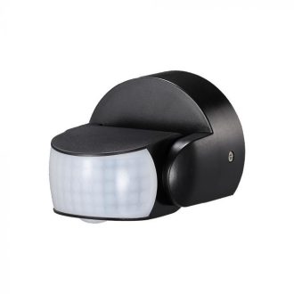   V-TAC infravörös mozgásérzékelő 180°/360° IP65 - fekete  - 6610