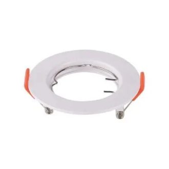   V-TAC Led GU10 Spot Keret csomag (2db) kerek beépíthető - fehér - 6640