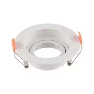   V-TAC Led GU10 Spot Keret kerek beépíthető - fehér - 6658