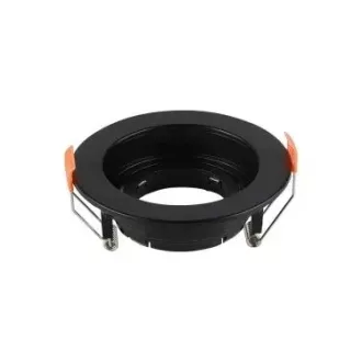   V-TAC Led GU10 Spot Keret kerek beépíthető - fekete - 6659