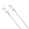 V-TAC 1M C-C Típusú USB kábel fehér - 6681