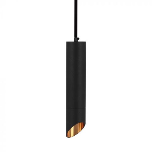 V-TAC 1 x GU10 függeszték 55 x 200mm - fekete - 6684