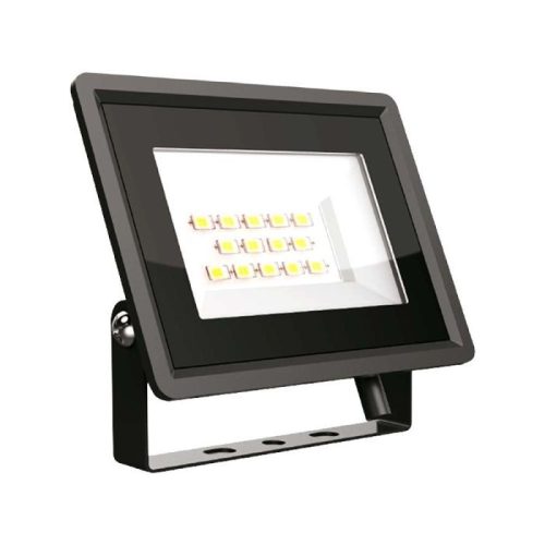 V-TAC 10W LED reflektor 100° 3000K fekete házas E széria - 6727