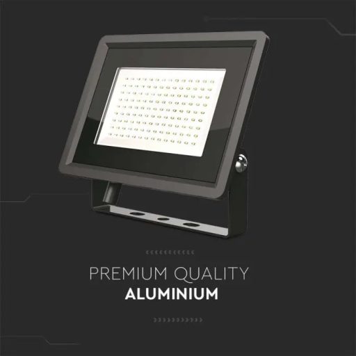V-TAC 200W LED reflektor 100° 4000K fekete házas F széria - 6733 Akciós