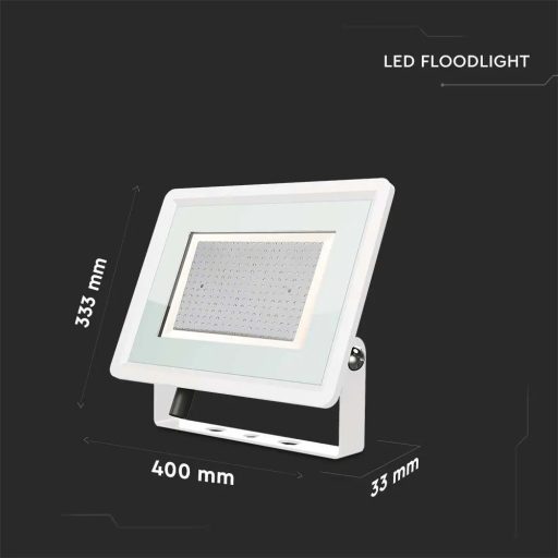 V-TAC 200W LED reflektor 100° 6400K fehér házas F széria - 6736
