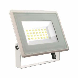   V-TAC 20W LED reflektor 100° 3000K fehér házas F széria - 6740