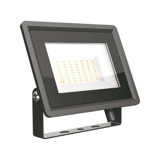   V-TAC 50W LED reflektor 100° 4000K fekete házas E széria - 6750