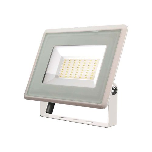 V-TAC 50W LED reflektor 100° 3000K fehér házas E széria - 6752