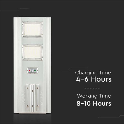 V-TAC 200W LED utcai lámpa Napelemes (SOLAR) 120lm/W 4000K - 6755