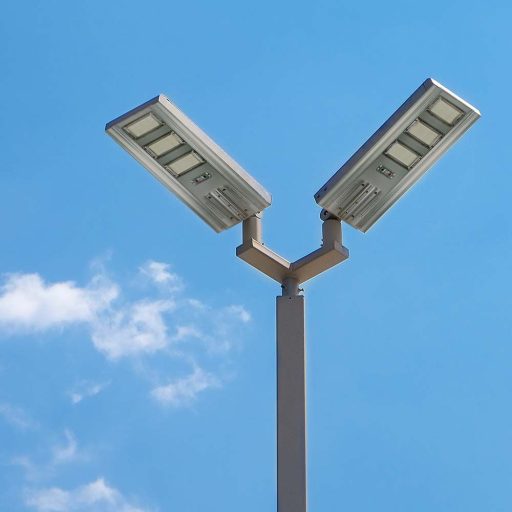 V-TAC 40W LED utcai lámpa Napelemes (SOLAR) 120lm/W 4000K - 6757