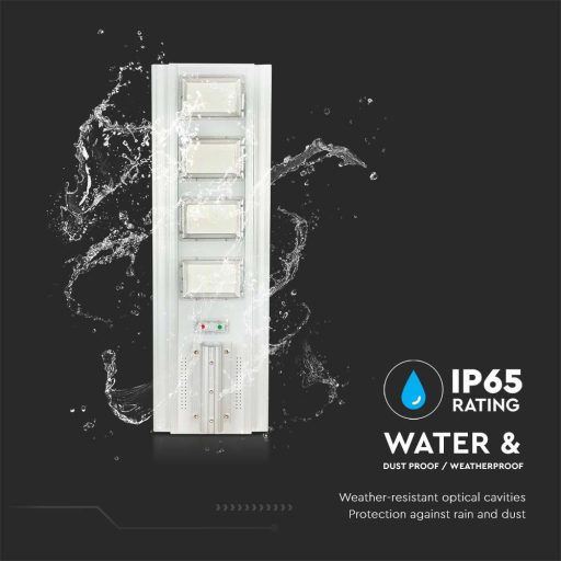 V-TAC 50W LED utcai lámpa Napelemes (SOLAR) 120lm/W 6400K - 6760
