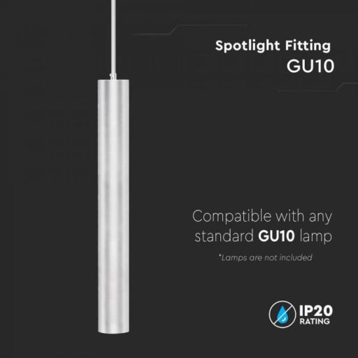 V-TAC 1 x GU10 függeszték 60 x 500mm - fehér - 6780