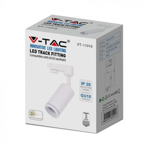 V-TAC LED SÍNES LÁMPATEST GU10 foglalattal - 6783