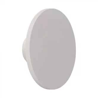   V-TAC 12W led indirekt fali lámpatest kerek, fehér 3000K - IP65 - 6785