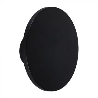   V-TAC 12W led indirekt fali lámpatest kerek, fekete 4000K - IP65 - 6788