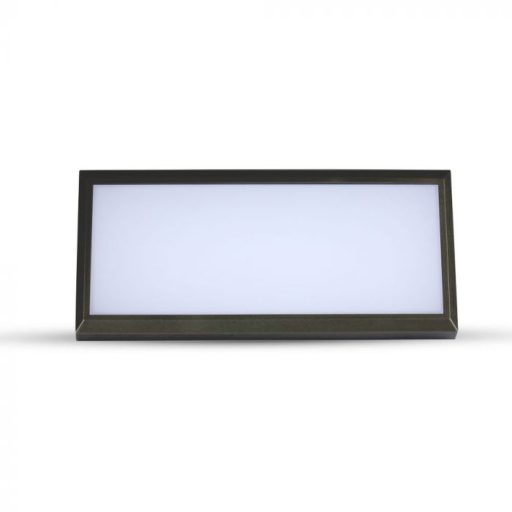 V-TAC 12W LED kültéri lámpa IP65 fekete színű 4000K - 6808
