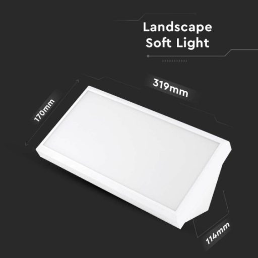 V-TAC 20W LED kültéri lámpa IP65 fehér színű 4000K - 6817