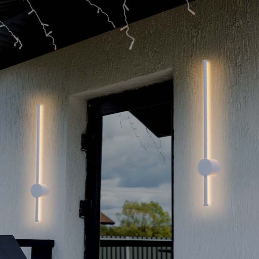 V-TAC 12W LED fali lámpa IP65 fehér - 3000K - 6832