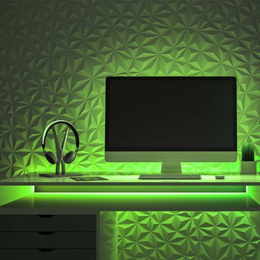 V-TAC LED Neon flex 12W/M - 10M/Tekercs - 24V - IP20 - Zöld - 6871