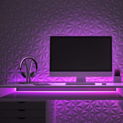 V-TAC LED Neon flex 12W/M - 10M/Tekercs - 24V - IP20 - Pink - 6874