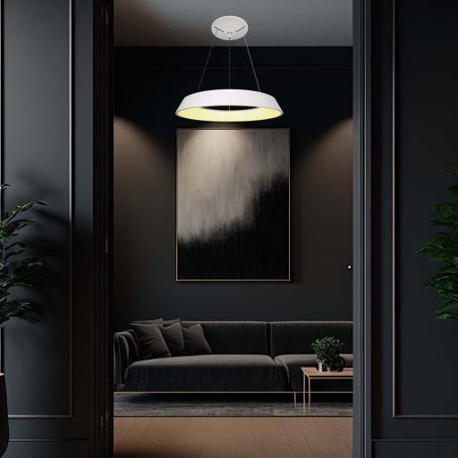 V-TAC 20W Led dimmelhető függeszték - fehér - 4000K 6904
