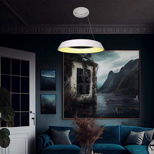 V-TAC 20W Led dimmelhető függeszték - fehér - 4000K 6904
