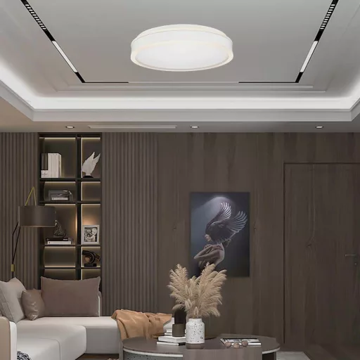 V-TAC 42W LED mennyezeti dizájn lámpa - fekete  - 6912